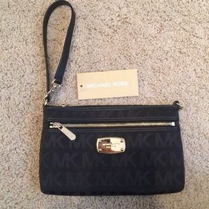 Black Michael Kors Wristlet